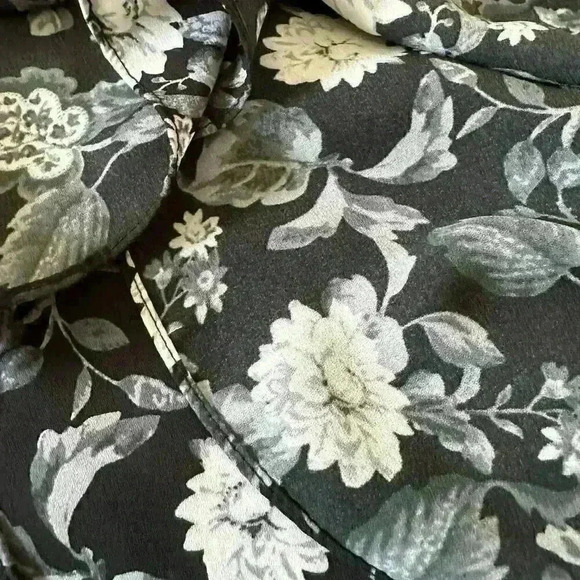 WAYF Women's Black Floral Posie Strappy Camisole, Size Small Where Are You From - Picture 7 of 12